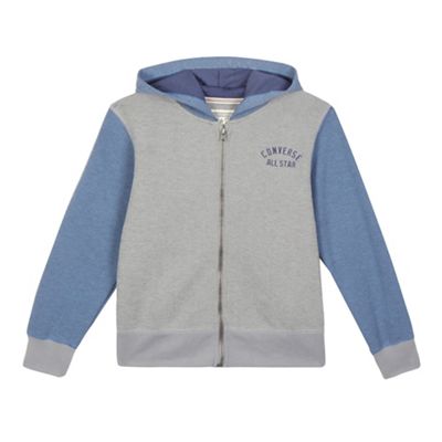 Converse Grey pique hoodie